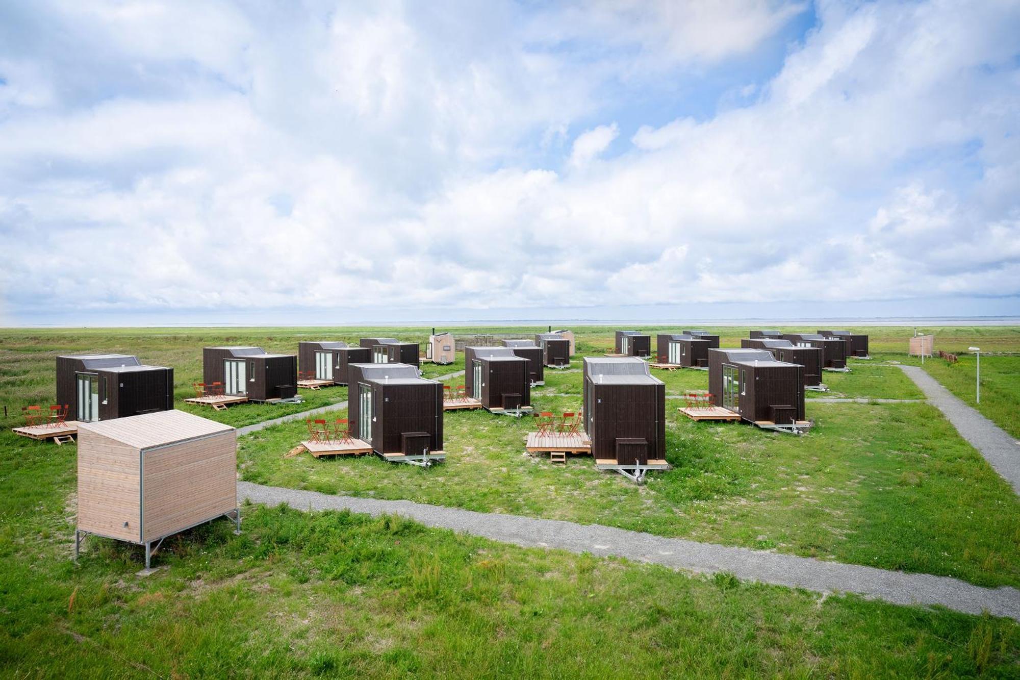 Tiny House Nature 15 Zur Meerseite - Green Tiny Village Harlesiel Carolinensiel Exterior foto